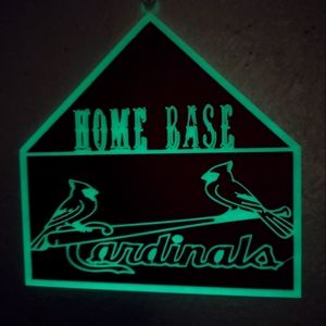 Glow-in-the-dark Cardinals Fan Art***